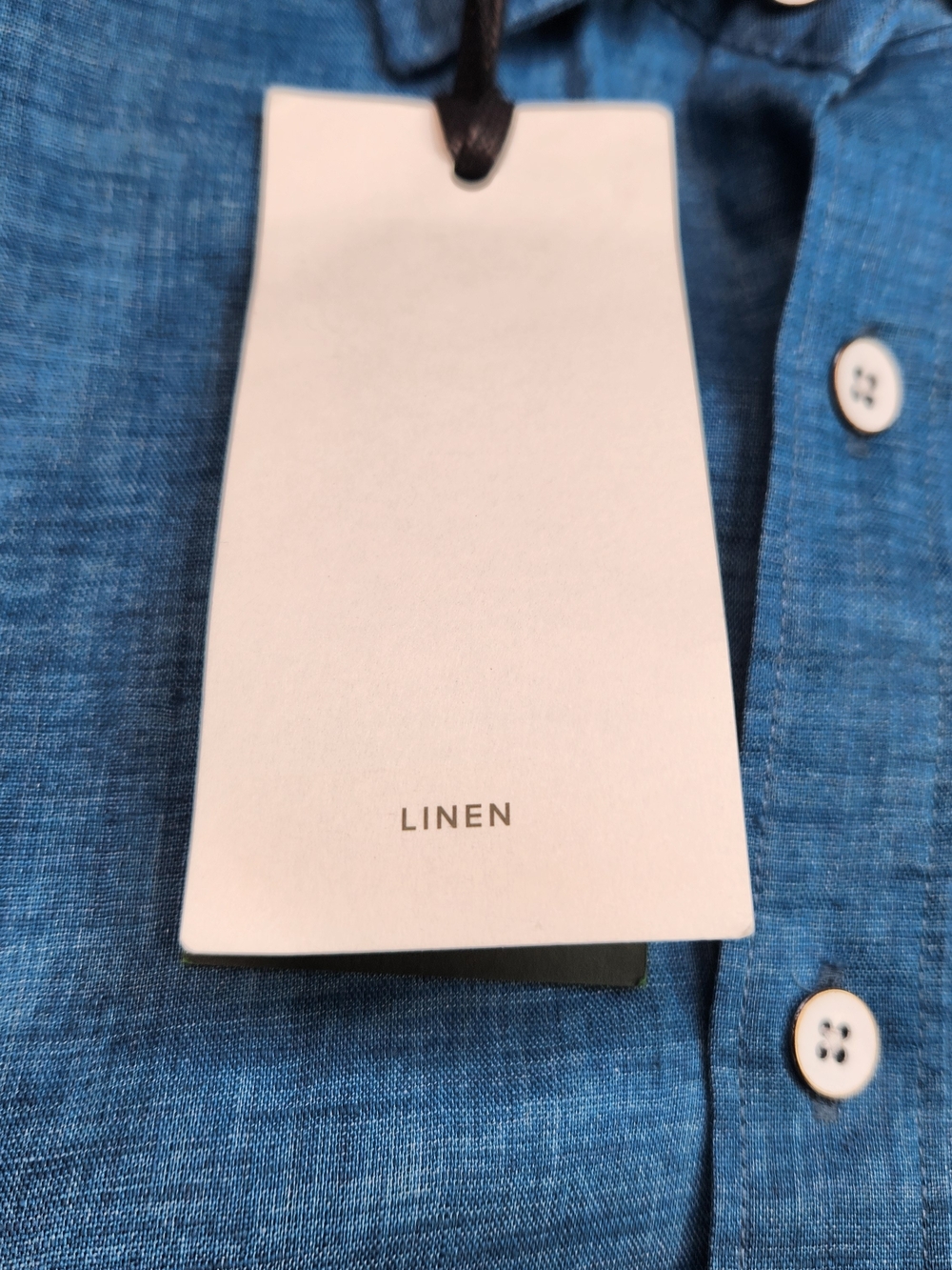 Rodd & Gunn Men’s Blue Button-Up Shirt NWT Flaw On Right Sleeve. - Picture 5 of 15